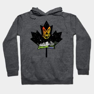 Canadian Maple Leaf German Shepherd - Yellow/Orange Hoodie